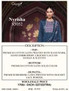 Nyrisha 5052 By Ganga Cotton Satin Printed Dress Material